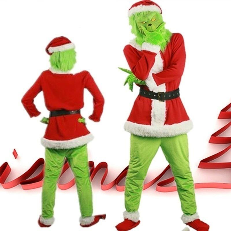The Christmas Scrooge, the Green-Eyed Monster, the Grinch COS Clothes, festival, party, stage, performance, costume, props