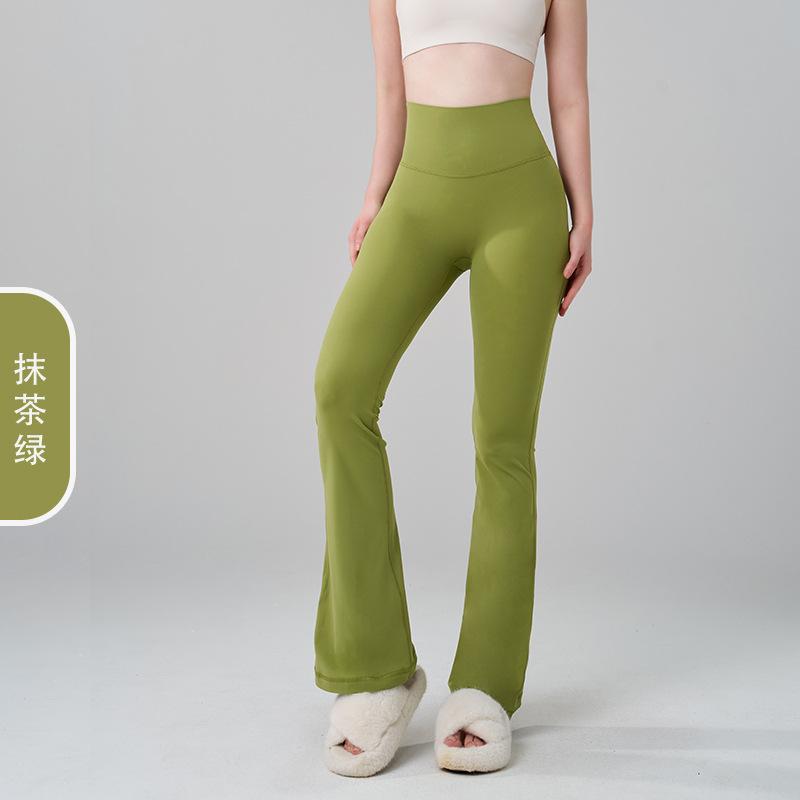 NF Lycra No Size No T Yoga Flared Pants Women's High Waist Hip Lift Naked Yoga Clothing Fitness Micro-pull Yoga Pants