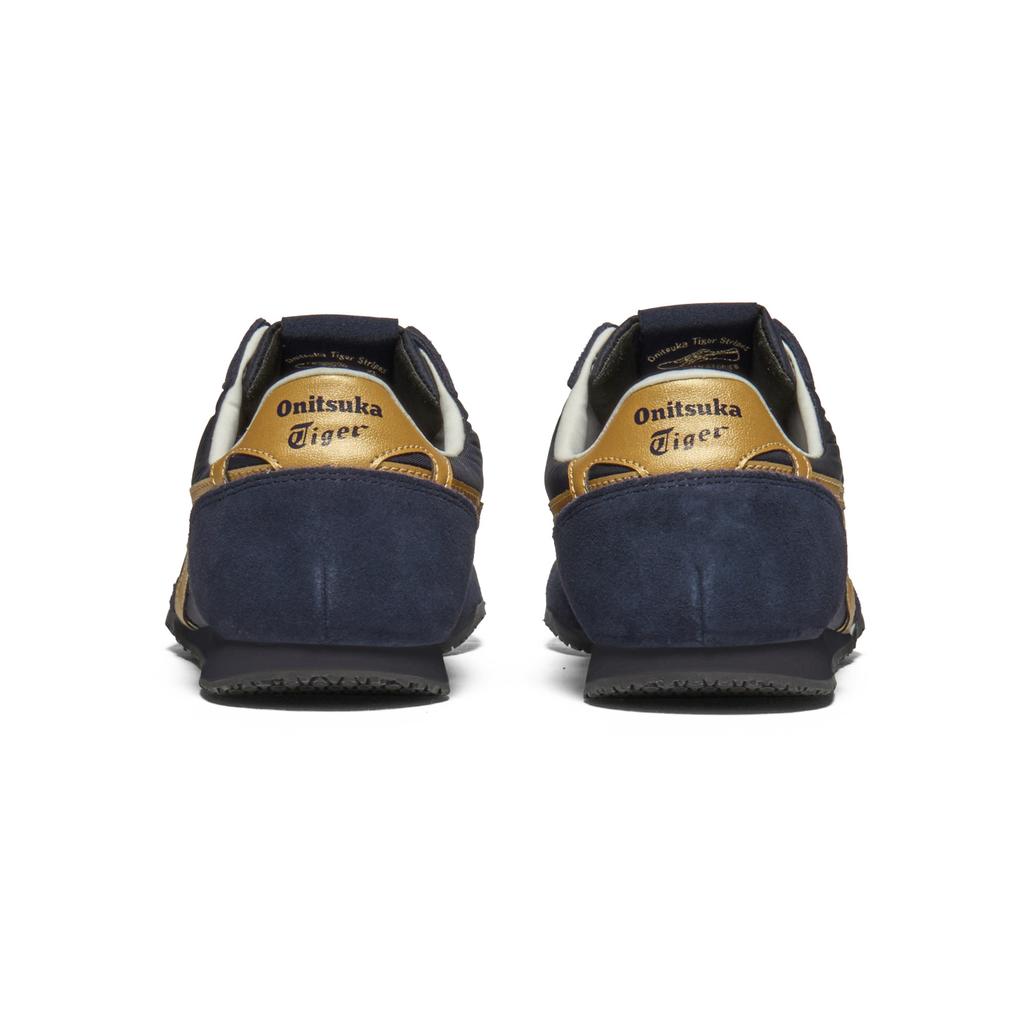ONITSUKA TIGER Serrano Slip-On Fabric Comfortable Versatile Casual Shoes Unisex Sneaker Dark-Blue 1183C615-400