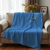 Minimal Cream Strawberry Anime Cartoon Flannel Blanket Soft Warm Throw for Bedroom Sofa Car Kids Holiday Gift
