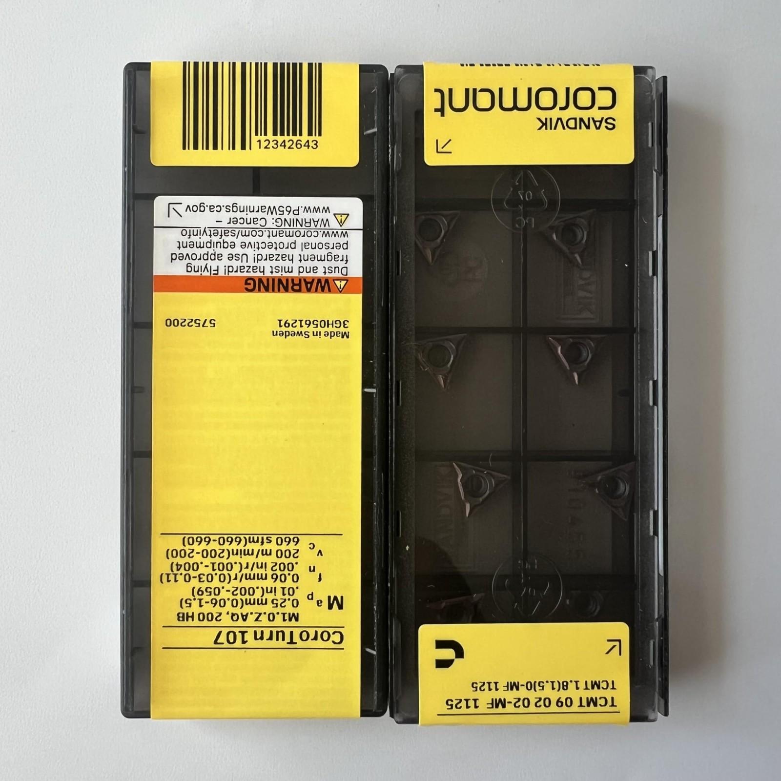 

SANDVIK / TCMT090202-MF 1125 / Original Swedish hard alloy blade 10 Pcs