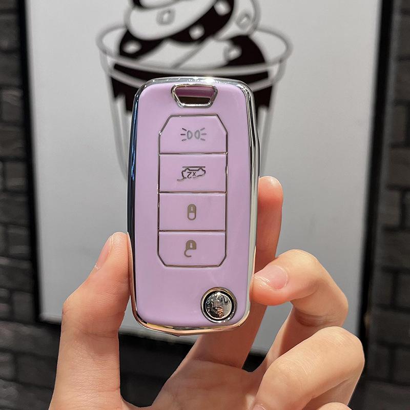 Platí pro Jeep Compass Renegade Originální skládací klíč s dálkovým ovládáním upravený náhradní kryt klíče