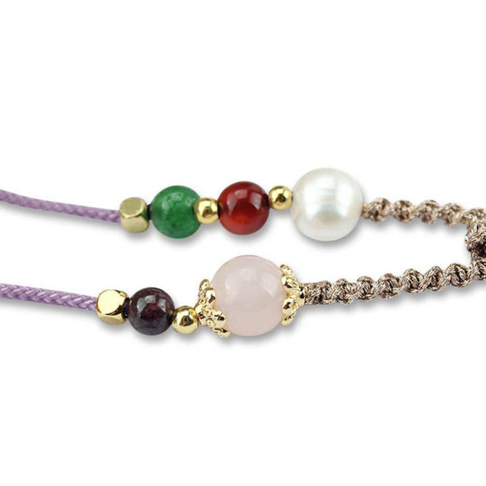 Ancient Style New Chinese Style Necklace Hanging Rope Beads Horse Pendant Women