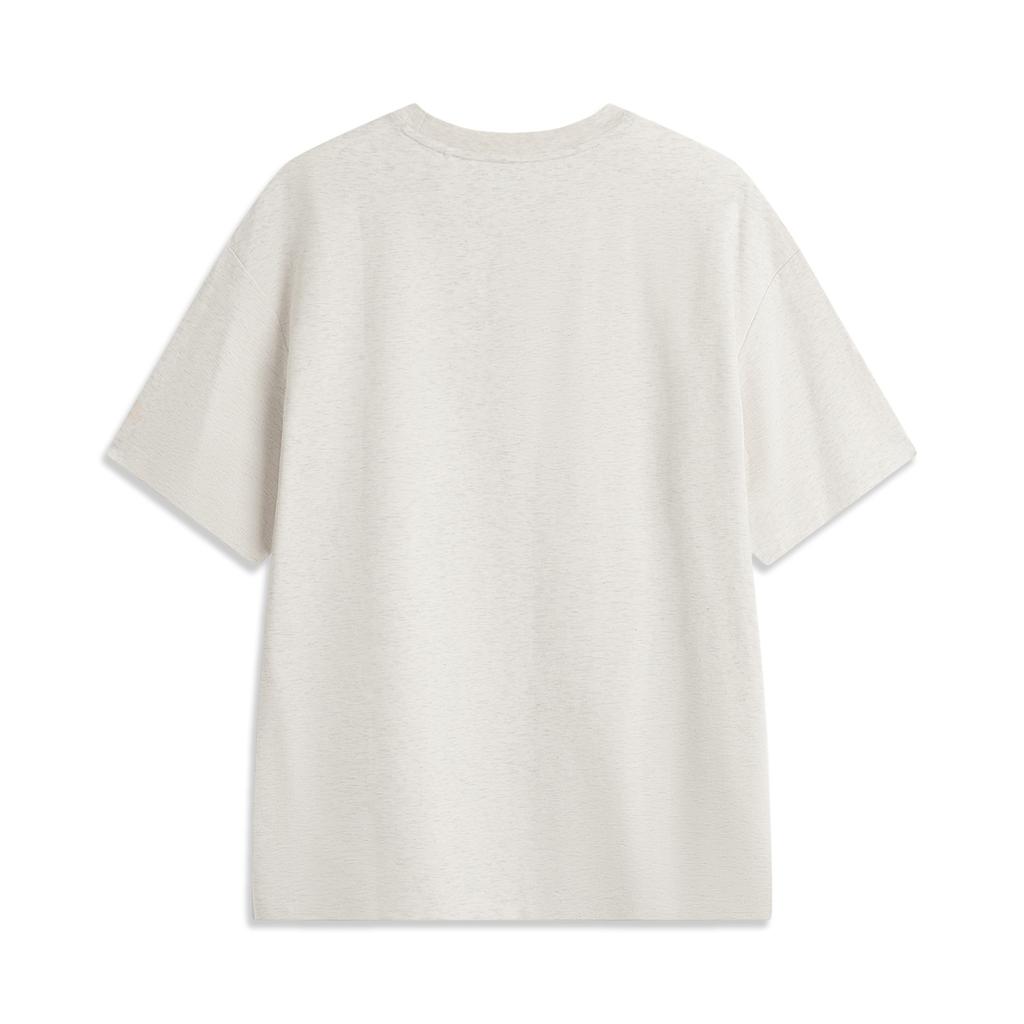 Li Ning Sports Lifestyle Series Casual Fashion Simple Ice Silk Cool Comfortable Versatile Breathable Summer Short Sleeve T-Shirt AHSV257-8