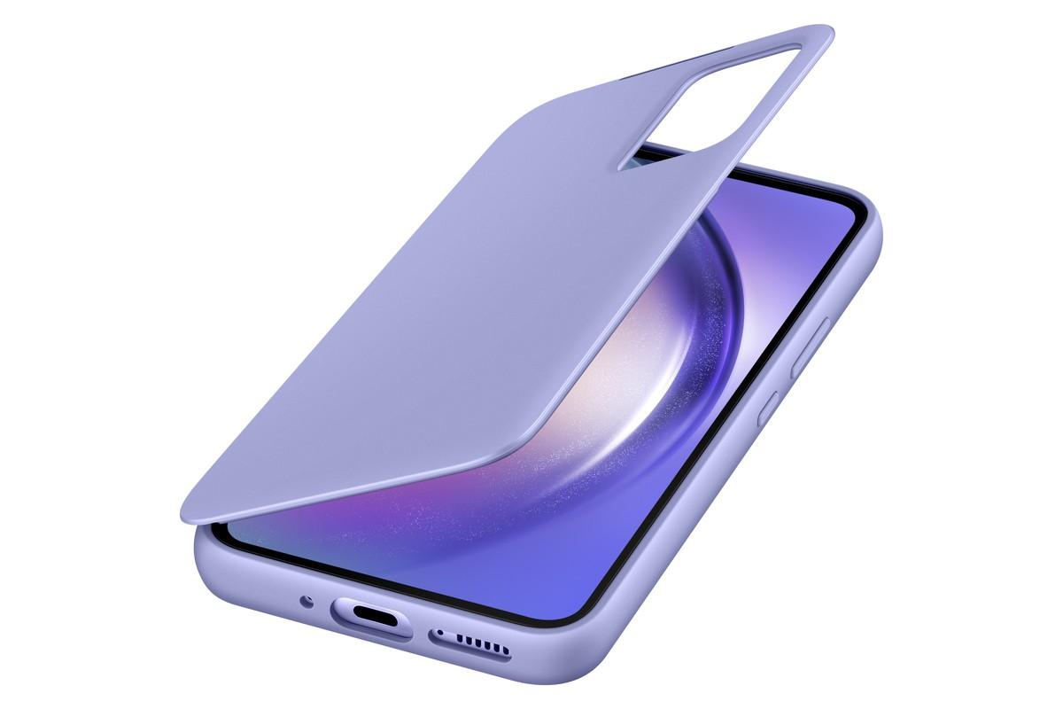 Samsung EF-ZA546 Wallet Case Smart View Galaxy A54 5G Blaubeere blau