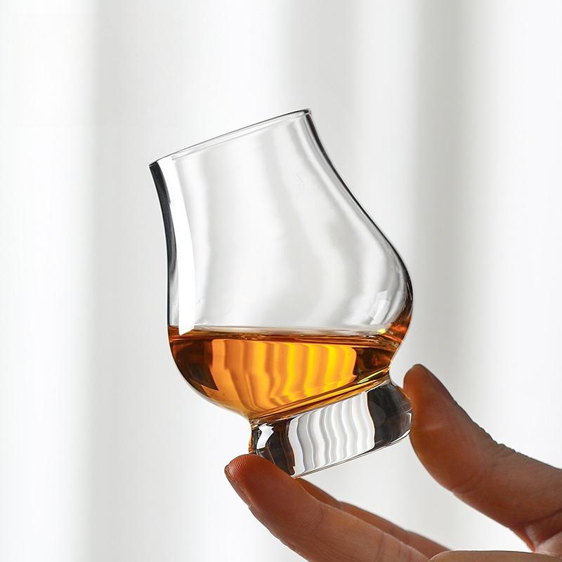 Degustační sklenice na whisky Sklenice na lihoviny Malý objem Tulipánová degustační sklenice na víno Křišťálové sklo ISO Aroma Čistý nápoj