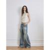Women's Retro Washed Wide-Leg Jeans