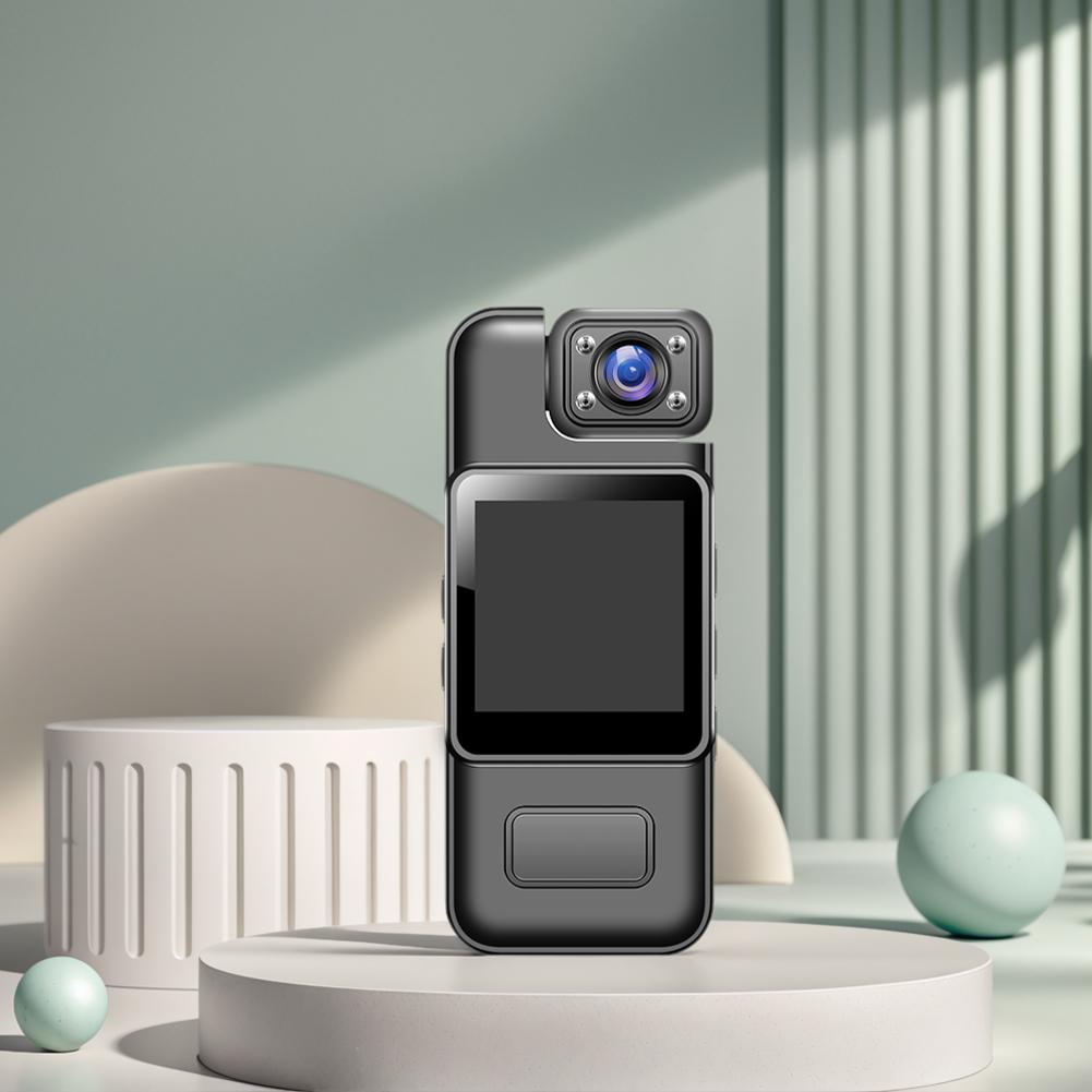 Body Camera with Audio and Video Recording Portable Small Personal Camcorder Action Camera for Traveling Cycling Vlogging