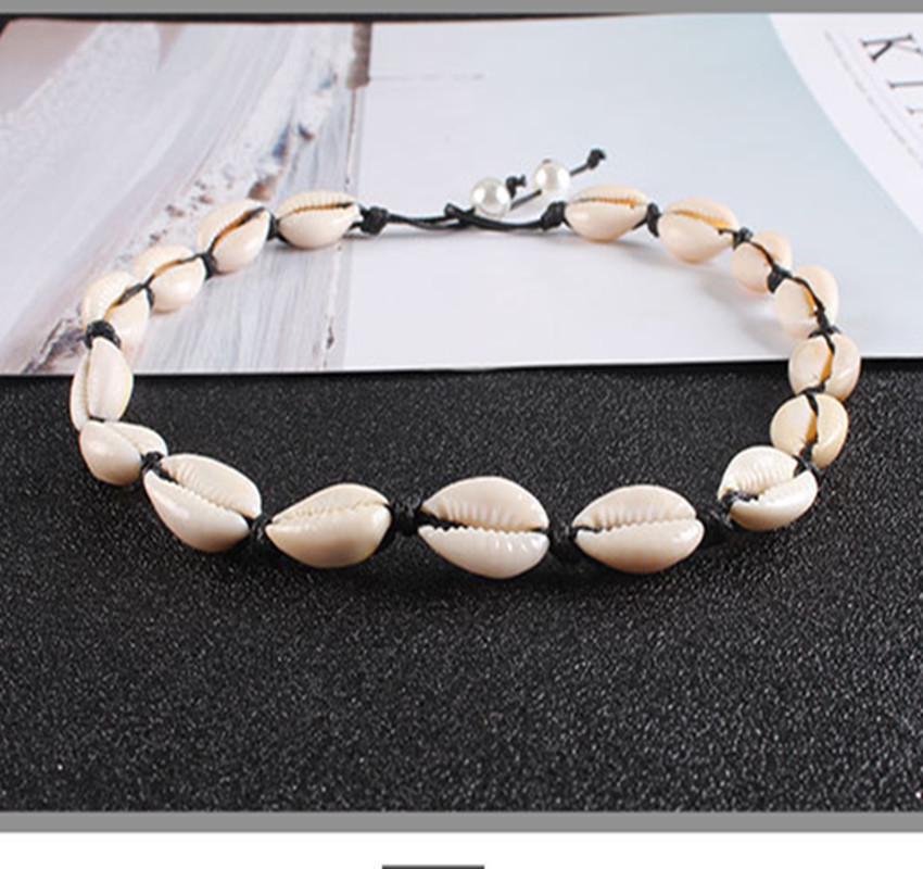 Handmade Hawaiian Shell Necklace: European & American Style Clavicle Chain for Women
