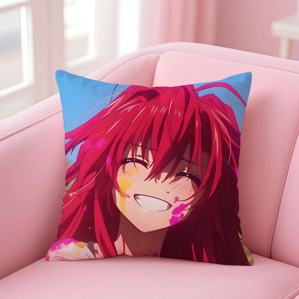 Anime Cartoon HHigh SSchool DxDBeautiful Cushion Cover Pillow Case Soft Skin Friendly Fabric  Concealed Zipper