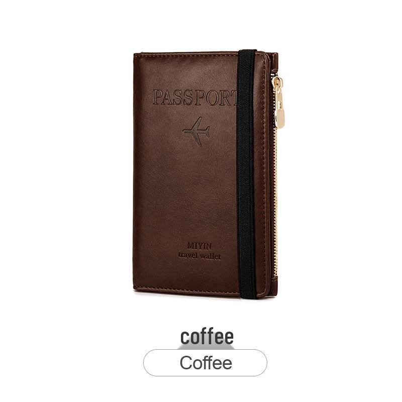 Tao Yin 2024 RFID Anti-Theft Passport & Card Holder - Multifunctional Travel Wallet Bag