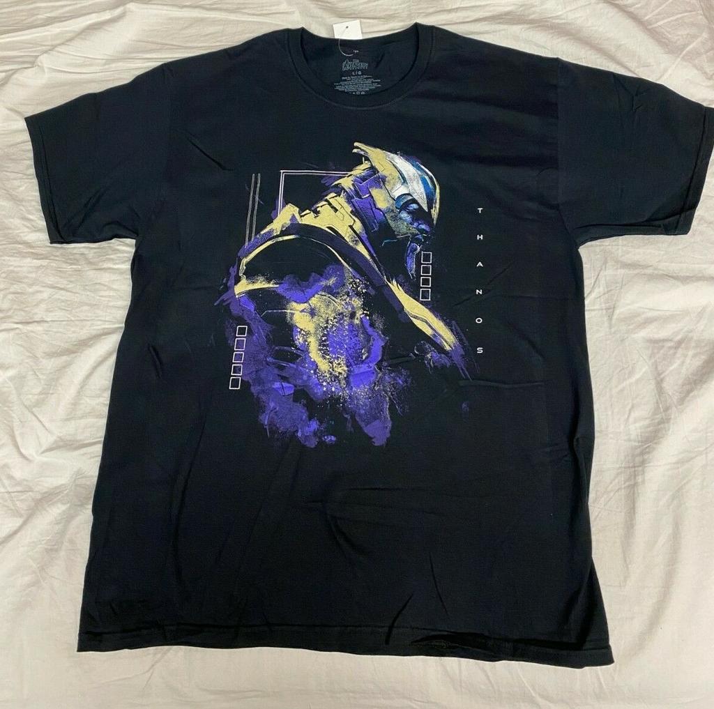 Marvel Avengers Endgame Thanos Mens Tee shirt Large New