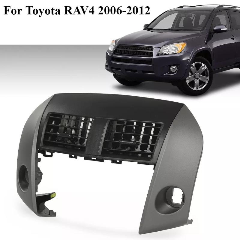 Fit For Toyota RAV4 2006 2007 2008 2009 2010 2011 2012 Center Dash A/C Heater Air Vent Cover Trim Bezel Black 55663-42020