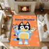Bluey 108 Personalized Name Floor Rug Office Rug Suitable for Balcony Entryway Decorate room Kitchen Antislip Carpet Office home decor