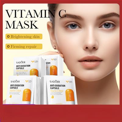 SADEOR Vitamín C Antioxidační Rozjasňující Kapslová Maska Hydratační & Omlazující Maska