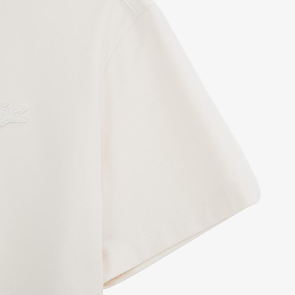 Lacoste Women's Big Croc Short Sleeve T-Shirt TF702E-56GS7G