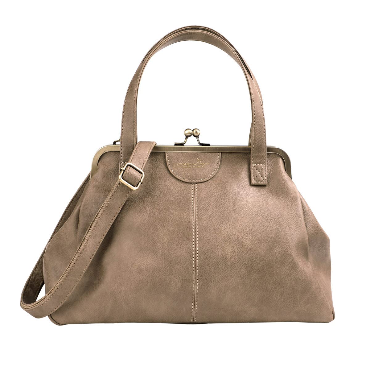 

Tote shoulder shoulder for women [Rizdays] bag, bag, 2-way, crossbody, bag, (gray beige)