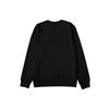 Lining Long Sleeve Crew Neck Casual Sports Pullover Solid Color Sweatshirt Men sweatshirt Black AWDS799-1