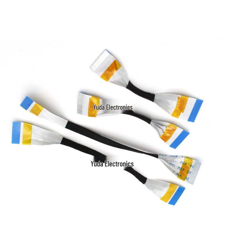 FFC/FPC Soft Cable Display Screen - Flexible Flat Cable with 0.5 Pitch, Acetate Cloth, Temperature Resistance, Foldable & Customizable.