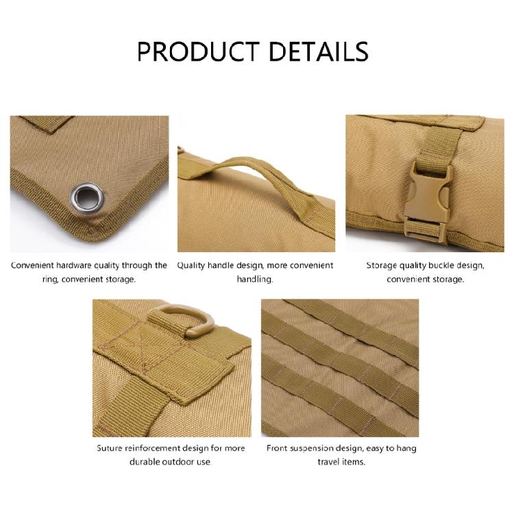 Outdoor Nonslip Shooting Training Mat Portable Rolls Up Mat Oxfords Cloth Picnics Blanket Double-sided Camping Pad