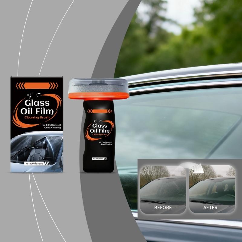 High Efficiency Car Windshield Cleaning Tool Eliminates Stubborn Oil Film Residues Ensures Optimally Visibility During Driving