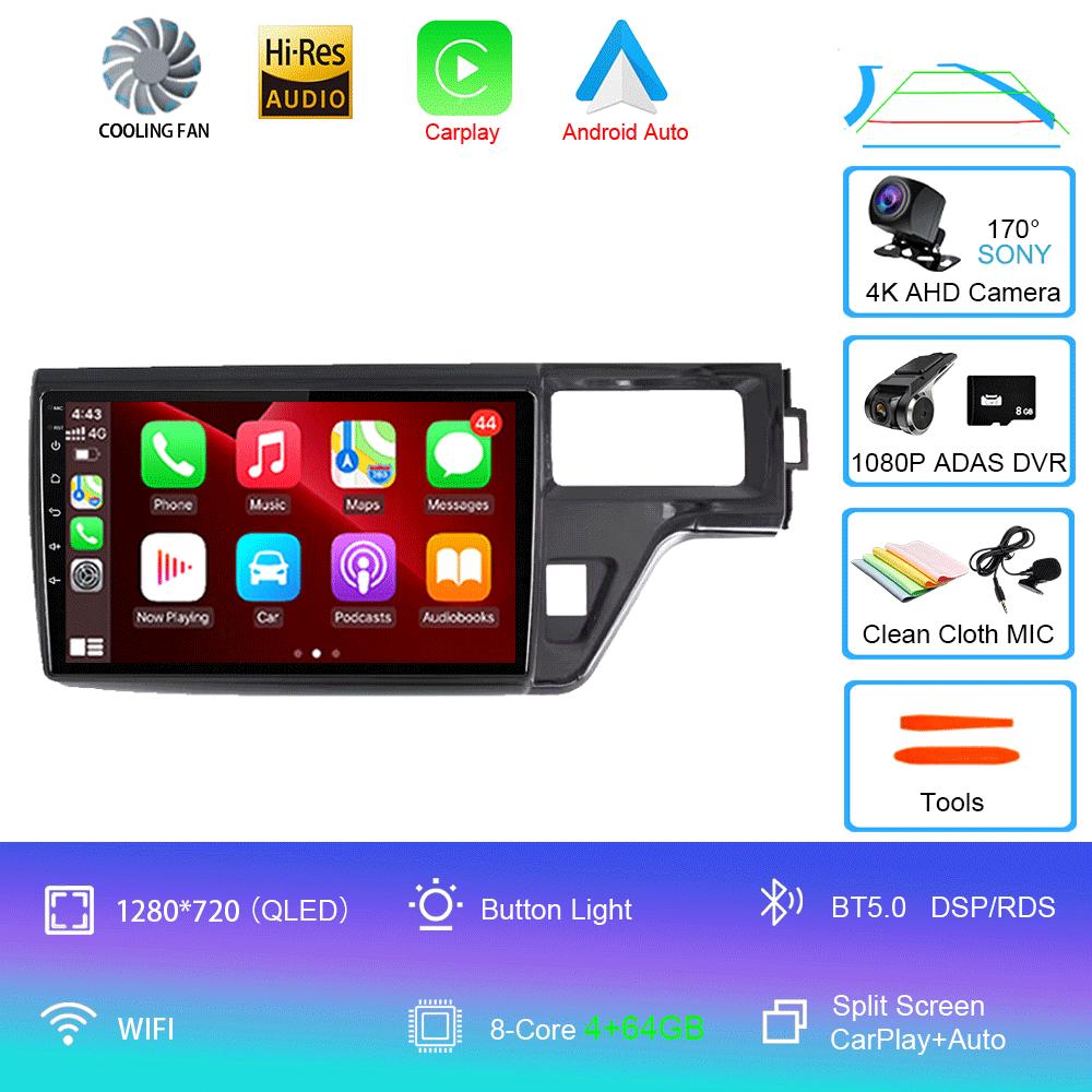 Android 14 Car Radio For Honda Stepwgn 5 2015 - 2021 Right Drive Player Multimedia Navigation Stereo GPS No 2din 2 Din Dvd