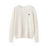 Women's 100% Pure Cashmere Round Neck Cardigan – Autumn/Winter Age-Reducing Knitwear