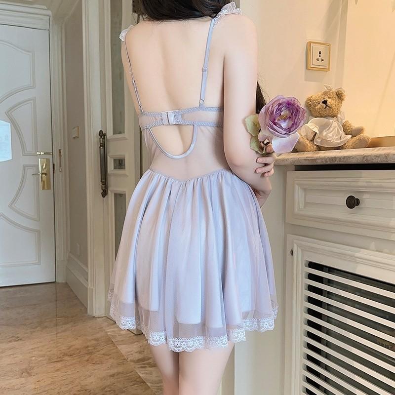 Ladies Satin Sleepwear Set With Deep V Neck And Padded Sleeveless Design For Home And Hotel Comfort