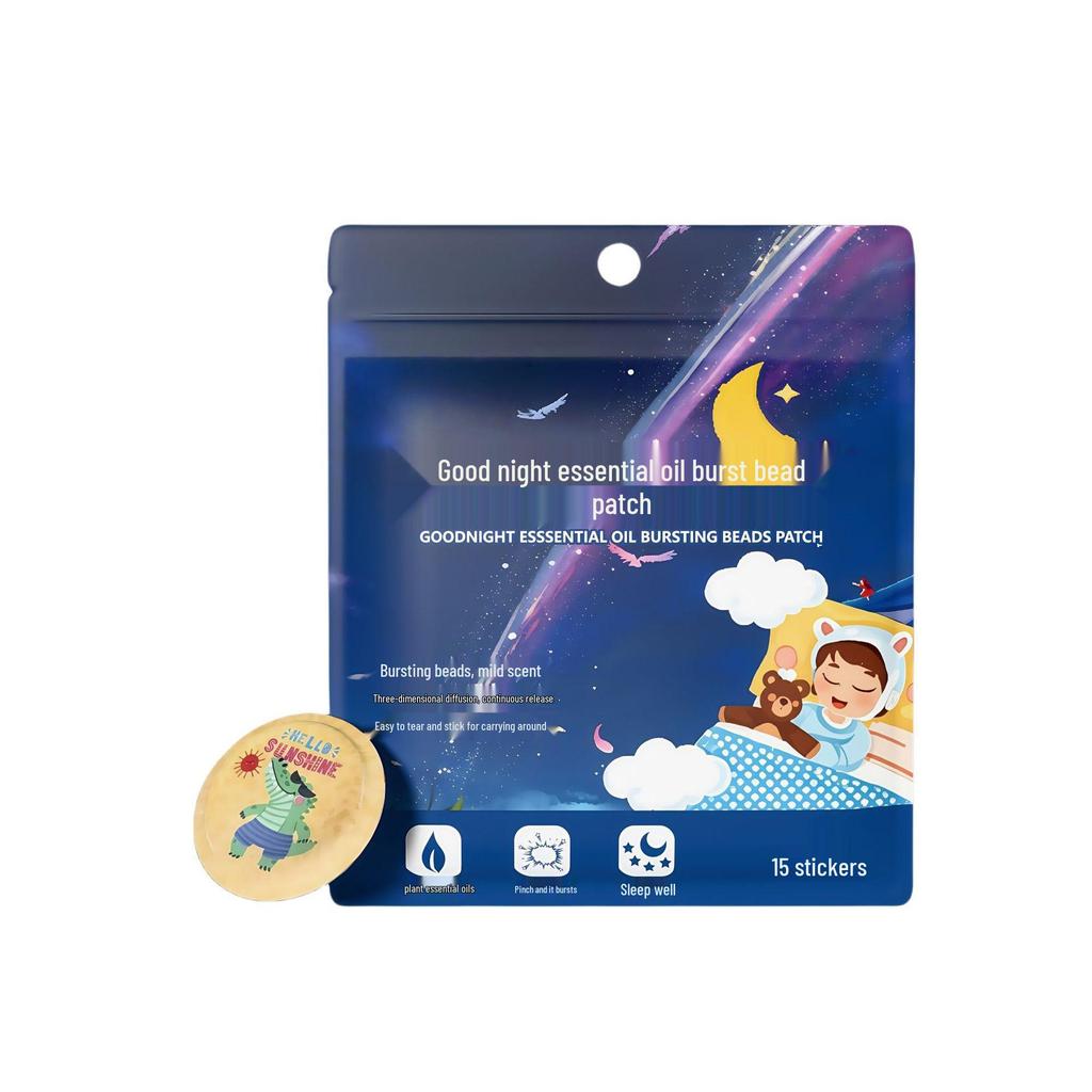 Essential Oil Soothing Sleep Patch - Good Night Burst Bead for Summer Outdoor Use