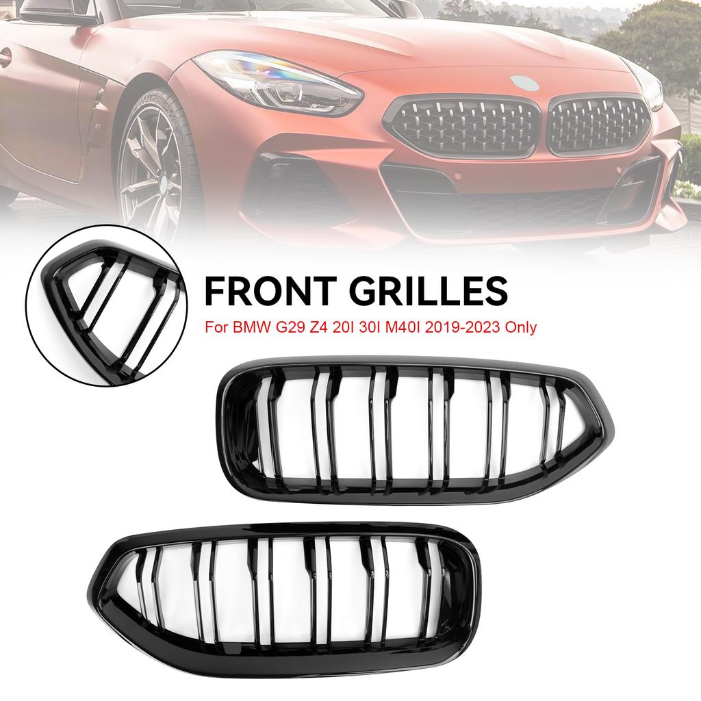 Gloss Black Front Kidney Grill Grille Fit BMW G29 Z4 20I 30I M40I 2019-2024