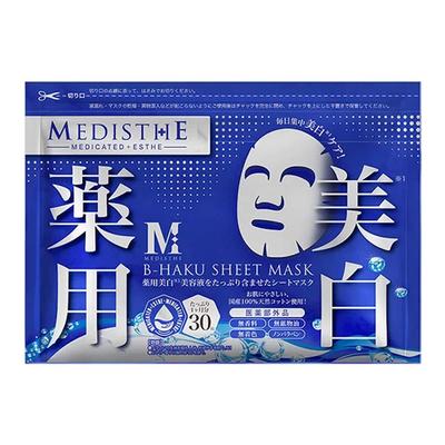 MEDISTHE Medicated Sheet Mask 30 Sheets Face Face Facial Lotion Facial Facial B-HAKU (Whitening) [Quasi-drug] [Sheet Mask, Mask, Sheet, Mask, Mask,