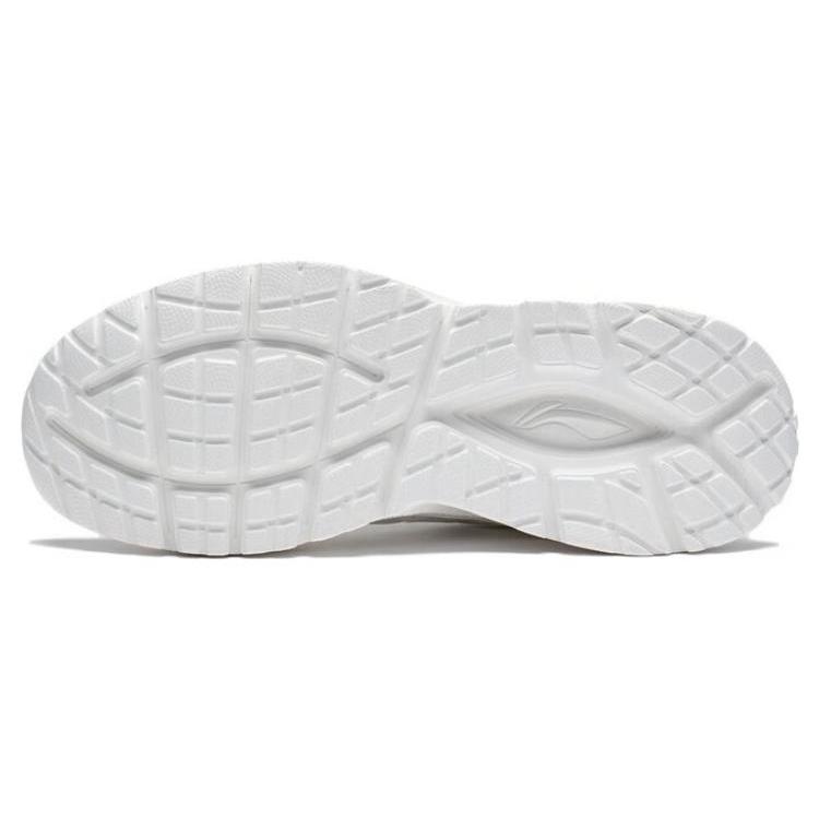 Li Ning EazGo Easy Soft Abrasion Resistant Breathable Low top Running Shoes Women's White ARST038-3