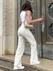 2025 Women's Solid Color Straight-Leg Casual Jeans