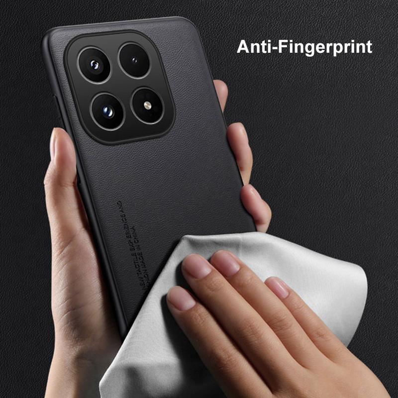 Luxury PU Leather Case For Xiaomi Mi 17 Mi17 5G Back Cover Silicone Shockproof Full Protection Phone Case For Xiaomi 17 Xiaomi17