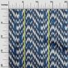 oneOone Cotton Flex Fabric Stripe & Chevron Ikat Fabric Prints By Yard 40 Inch