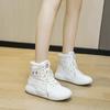 Fashion High Platform New In Female Shoes Chunky Spring Autumn Winter Footwear Ladies Snow Boots on Slip Boot Plus Warm Gyaru 2024 Goth
