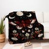 "Night Sky Butterfly Wall Art Print"Blanket Flannel Throw Blanket for Sofa, Bed, Travel, Camping, Office, Couch, Chair, And Bed Gift for Chr