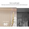 Space Saving Lightweight Garment Rack 6/8 Hooks For Scarves Ties Towels Foldable Storage Solution Closet Essential