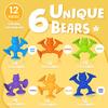 Baby Bath Toys Suction Toys for Kids,Toddler Travel Toys for Connect, Build, Create Kids Suction Fidget Toys Suction Cup Toys for Windows Building To