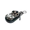 Shiny Diamond Crystal Car Camellia Flower Key Bag Auto Key Protection Cover Universal Bling Car Accessories for Women