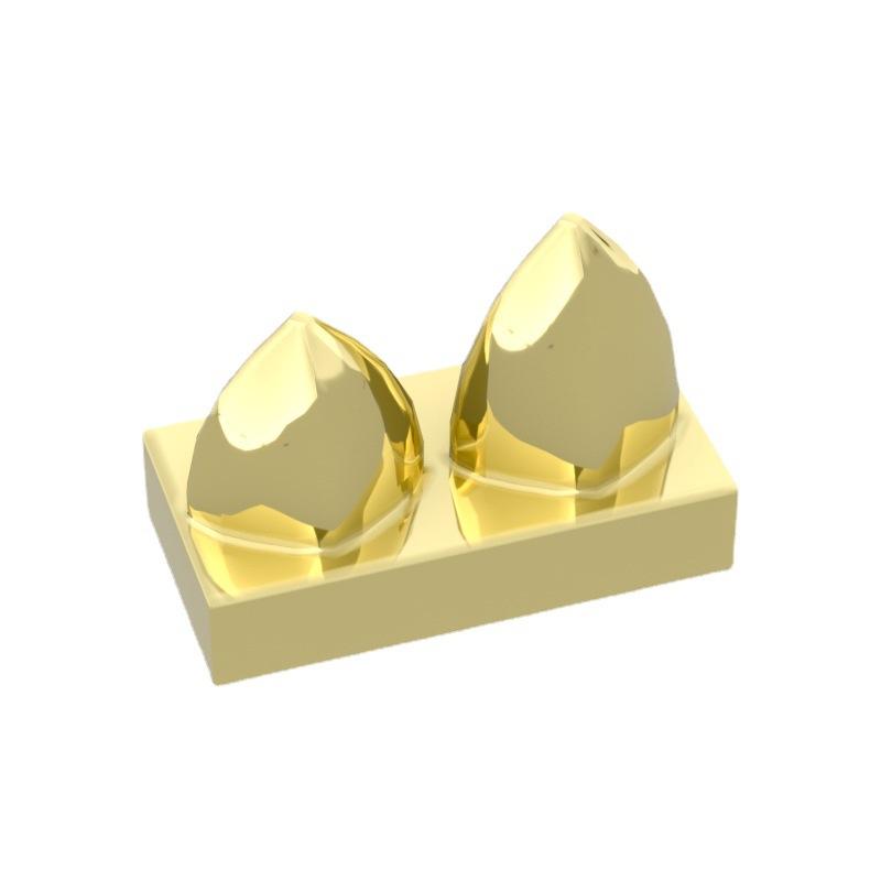 200pcs Compatible MOC Brick Parts 15209 Plate 1 X 2 Special with Two Vertical Teeth Building Block Particle DIY Kid Brain Toy