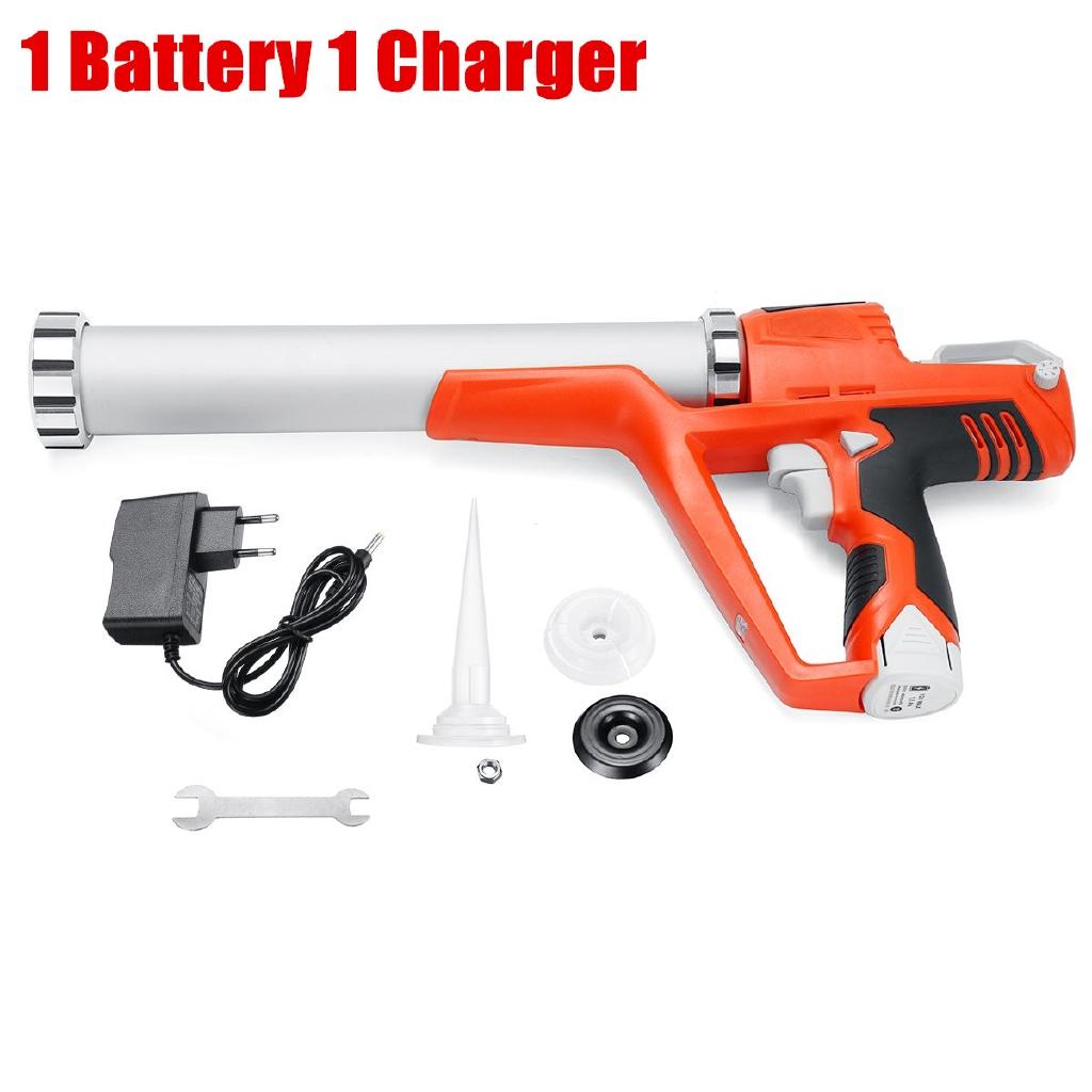 Electric Cordless Caulking Guns 1.5AH Max Handheld Glass Hard Rubber Sealant Guns For Home DIY Tools Kit 520*220*70mm