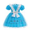 Girls' Halloween & Christmas Alice In Wonderland Princess Dress