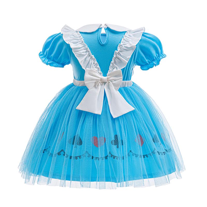 Girls' Halloween & Christmas Alice In Wonderland Princess Dress
