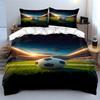 Soccer Ball, Field, Stadium. Bedding Sets Duvet Cover Sets Duvet Covers Pillowcases(1 * Duvet Cover 2 * Pillowcases Without Duvet Insert)