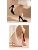 Women's Waterproof Platform Pointed Toe Stiletto High Heels - Professional Bridesmaid Banquet Shoes