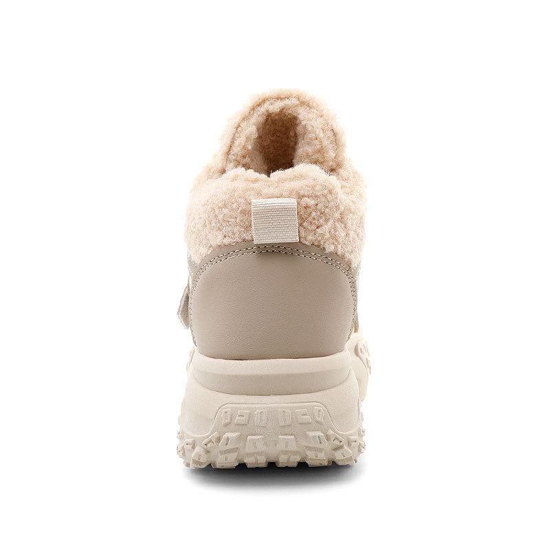 ZY0018 new winter platform cotton shoes women's shoes warm color matching height simple velvet student cotton shoes