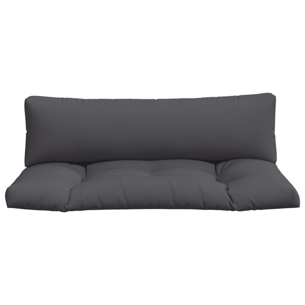 Vidaxl Pallet Sofa Cushions, 2 Pcs, Anthracite, Fabric