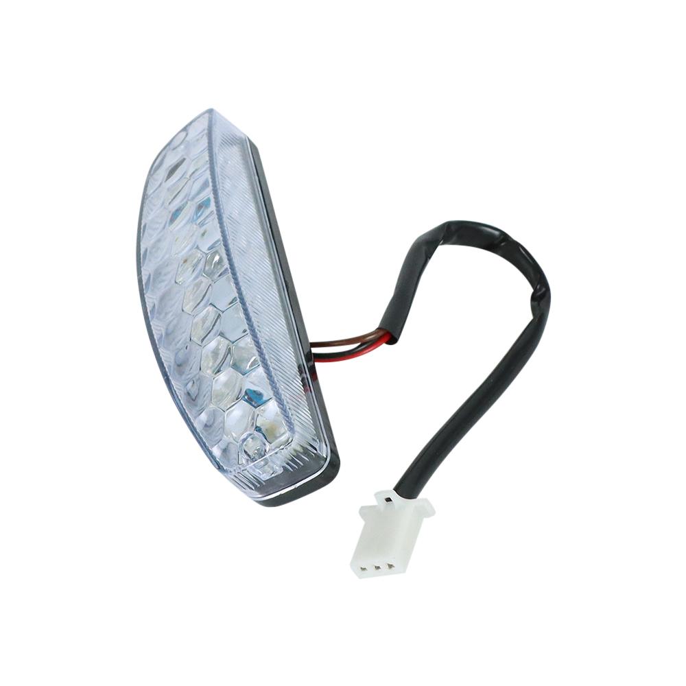 LED 3Wire 12V Brake Stop Light License Taillight Red For ATV Off-road Motorcycle Running Tail Light Universal 12V Red B36B