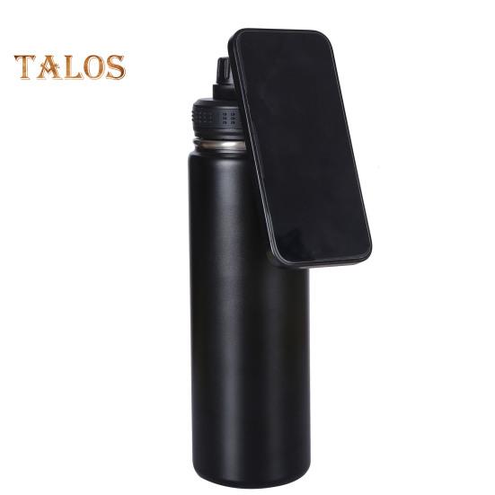 2-in-1 Insulated Cup Lid Leak-proof Water Bottle Spout Lid Magnetic Phone Holder Multifunctional Phone Stand Bottles Lid